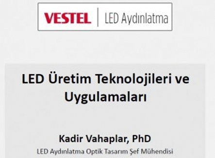 Vestel LED Aydınlatma Voltimum aracılığıyla ilk webinarını gerçekleştirdi